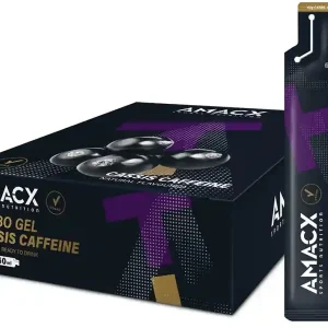 Amacx Turbo Caffeine Gel, Svartvinbär - 12 styck. Outlet