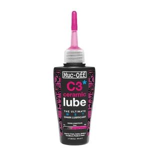 Muc-Off C3 Wet Ceramic Lube Våt Kedjeolja, 50ml Snabb frakt