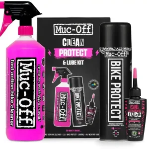 Endast denna vecka Muc-Off Wash, Protect, All-Weather Lube Kit