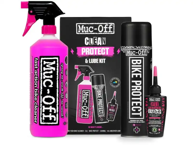 Endast denna vecka Muc-Off Wash, Protect, All-Weather Lube Kit